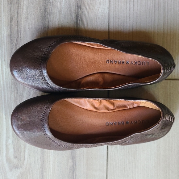 Lucky Brand Shoes - Lucky Brand Brown Slip Ons sz 6